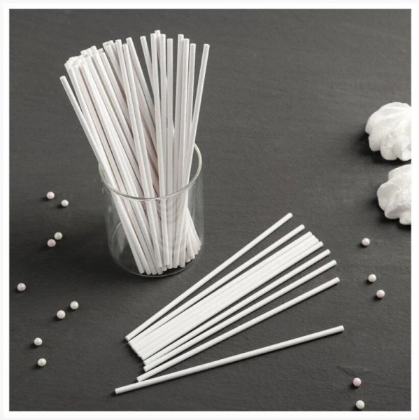 Набор палочек для леденцов и кейк-попсов, 20 см, пластик, 50 шт