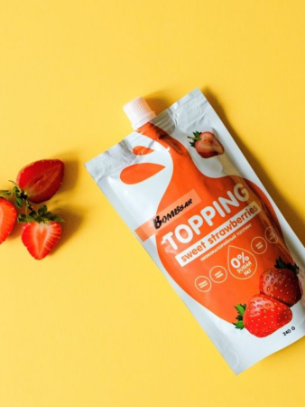 Топпинг низкокалорийный  без сахара Bombbar, Клубника, 240 гр
