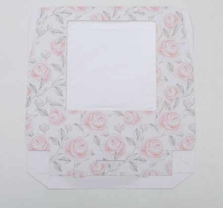Коробка для печенья и пряников «Flowers», 200*200*40 мм