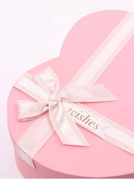Коробка подарочная «Сердце», розовая, 31*27*13 см