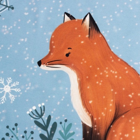 Набор подарочный Этель Snow fox: кухонное полотенце, подставка/горячего и вырубка для пряника