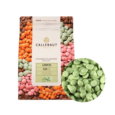Шоколад Callebaut Lemon со вкусом лимона, 100 гр