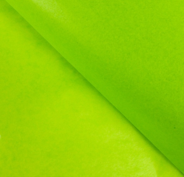 Бумага упаковочная тишью, Салатовый, 50 см х 66 см, набор 10 шт