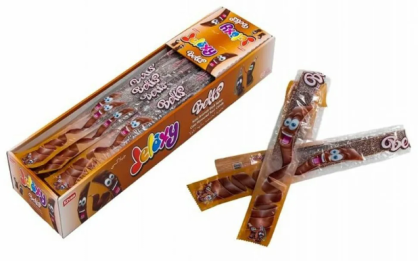 Жевательный Мармелад Jeloxy Ремешки, Кола, 15 гр