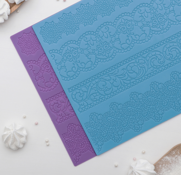 Коврик для айсинга силиконовый Доляна «Восхищение», 39×29,5 см, цвет МИКС