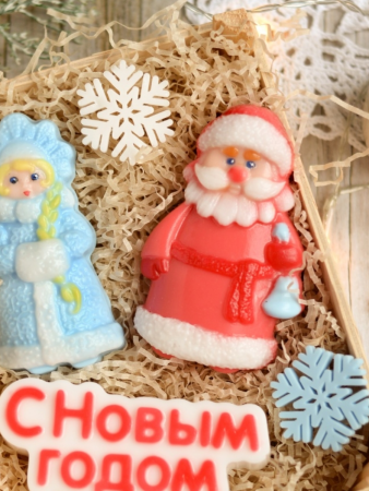 Форма пластиковая для шоколада «С Новым годом (надпись)»