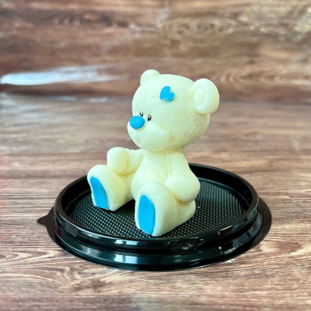 Фигурка из шоколадной глазури "Мишка Тедди", голубой