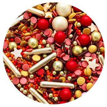 Посыпка фирменная MIXIE "Красный бархат", 50 гр