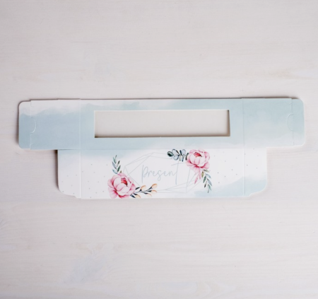 Коробка для макарон «Сладкий подарок», 180*55*55 мм