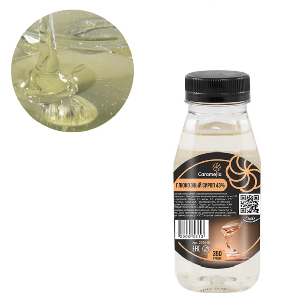 Глюкозный сироп 43% Caramella, 350 гр