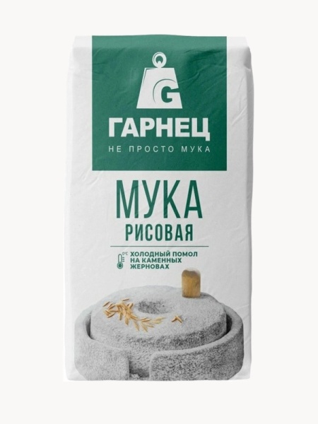 Мука рисовая Гарнец, 500 гр