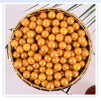 Посыпка кондитерская "Шарики 7 мм" золото 30 гр