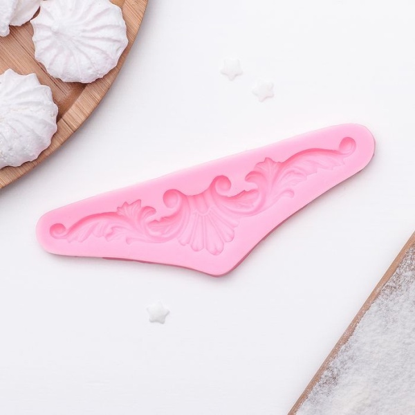 Молд силиконовый Лепнина, 14,3×4,7 см