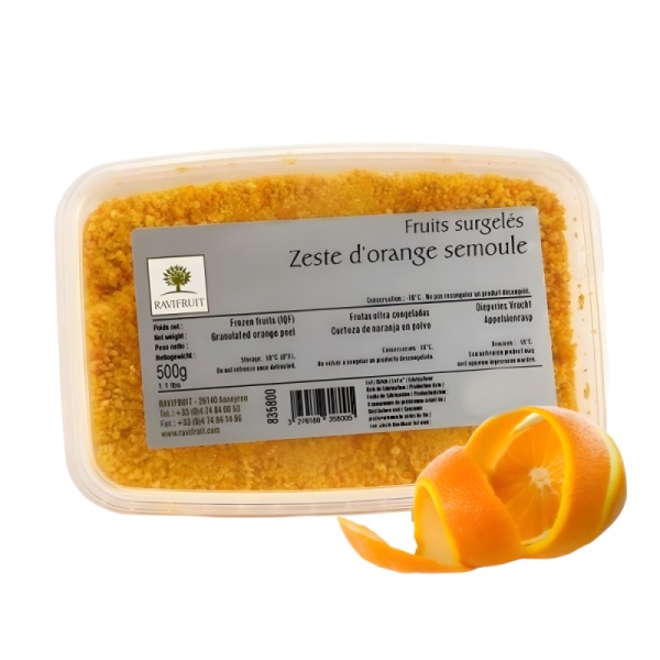 Апельсин цедра замороженная, Ravifruit, 25 гр