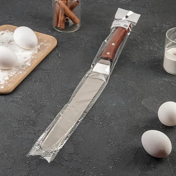 Лопатка-палетка изогнутая 42 см, рабочая поверхность 29 см