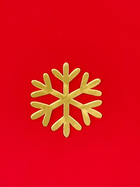 Набор акриловых топперов «Новогодний набор №3», 4 шт, золото