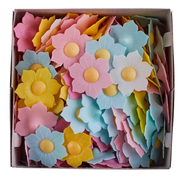 Цветы вафельные "Нарциссы", цвет микс, 1 шт