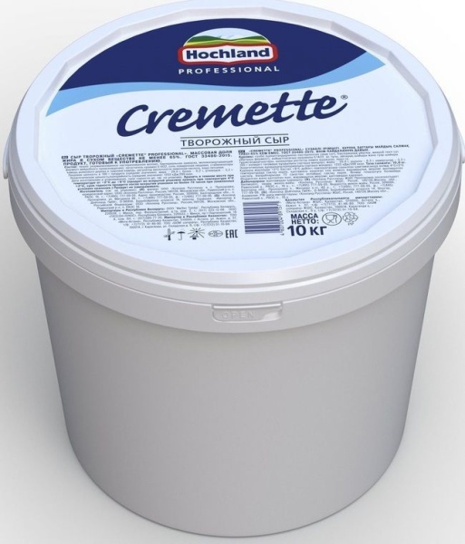 Сыр творожный Hochland Cremette 65%, 10 кг