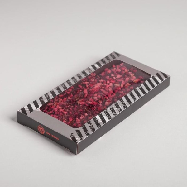 Коробка для шоколада с окном 17,3×8,8×1,5 см «Настоящему мужчине»