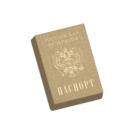 Форма пластиковая для шоколада "Паспорт" 11 см